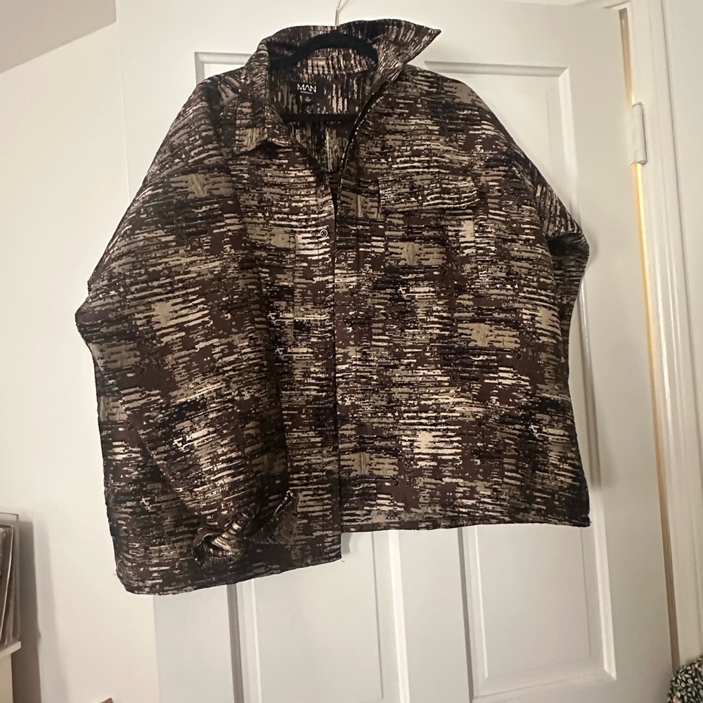 Brown camouflage pattern Women's Jacket